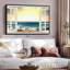 Plage «Window To Wavy Beach Wall Art»-101779610