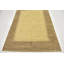 Tapis de zone en laine crème/brune 4 pi 9 po x 6 pi 7 po one-of-kind à la main noué la Didcot