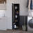 Lawen 1Door Cabinet With 3 Broom Hangers Bathroom Storage Cabinet Free Standing Bathroom Cabinet