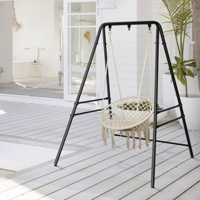 Laimis Powder Coated Steel Hammock Chair Stand