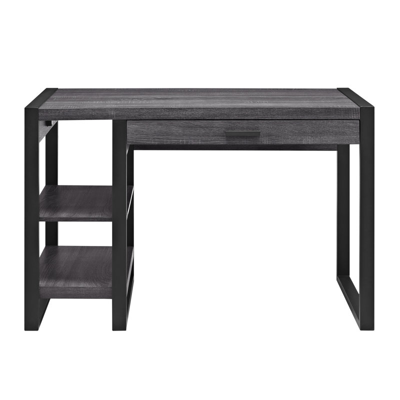 Rosato 48" Urban Blend Computer Desk, Charcoal