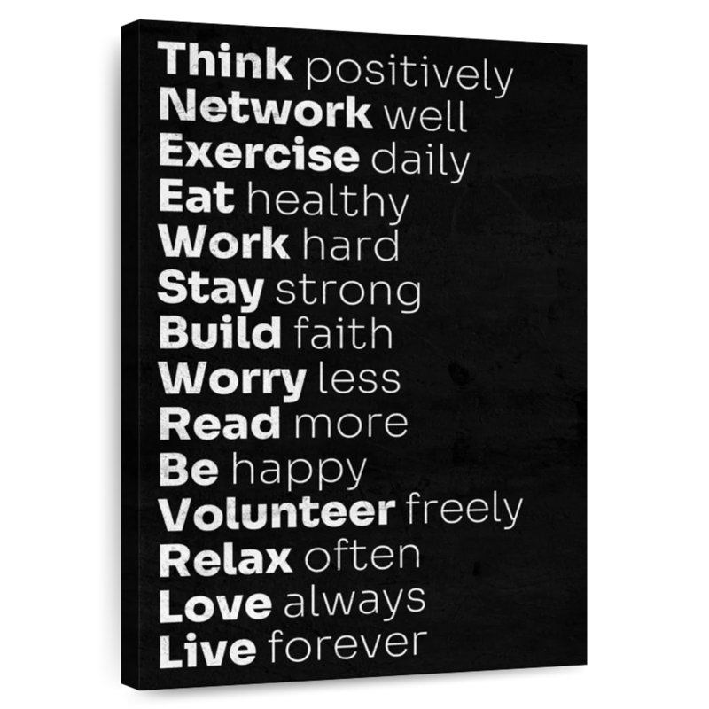 Habits for Success, H 36 po x l 24 po