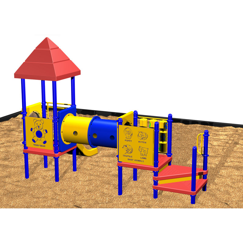 Système de jeu 2 à 5 ans, Rouge, bleu et jaune