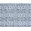 Tapis bleu / gris en laine et viscose Bungalow Rose-1875684702
