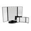 Ensemble de miroirs de maquillage à trois volets Touch and Go-1948925016