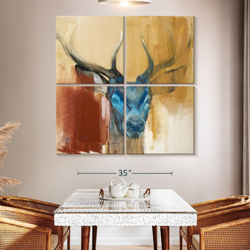 Jeune cerf Brampt Mask, H 50 po x l 50 po