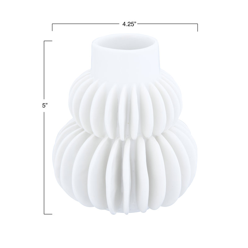 Daniela 4.75'' Handmade Stoneware Table Vase