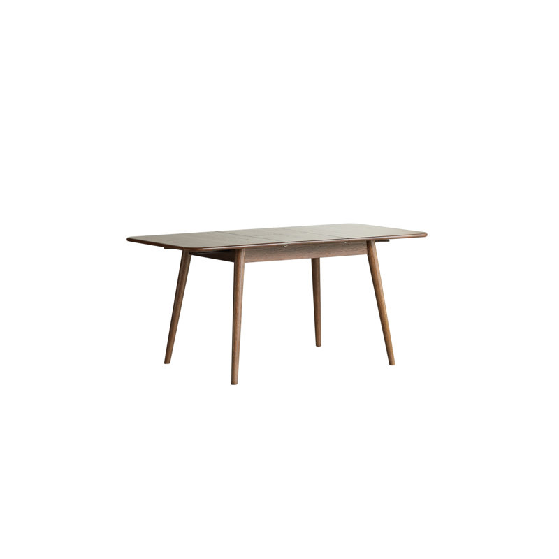 Walnut Solid Oak Extendable Dining Table – Rounded Corners & Mortise-Tenon Stability
