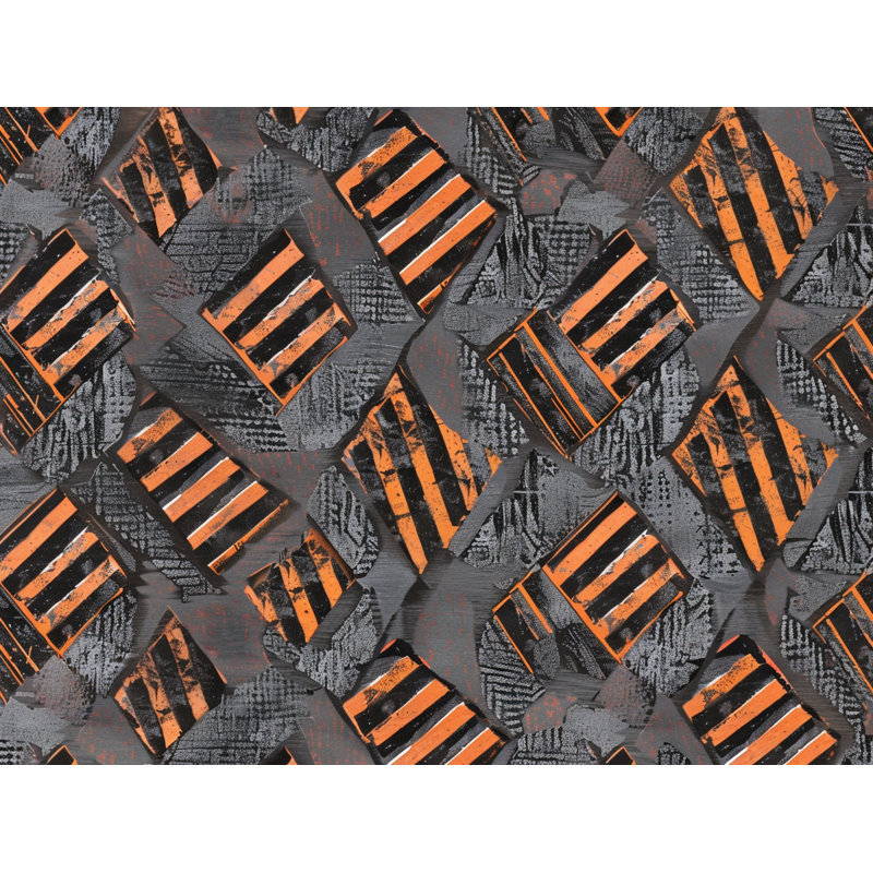 Geometric Shapes Cotton Blend Abstract Comforter, Twin Comforter