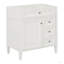 Meuble-lavabo de salle de bain de 30 po sans lavabo supérieur, armoire de rangement moderne avec 2 tiroirs et un tiroir rabattable (BASSIN INCLUS)-1334388427-1334388424