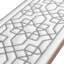 Sevillano 8" x 2" Ceramic Listello Tile Trim in White