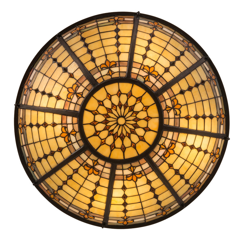 Meyda Tiffany & Stained Glass 4 - Light Semi Flush Mount