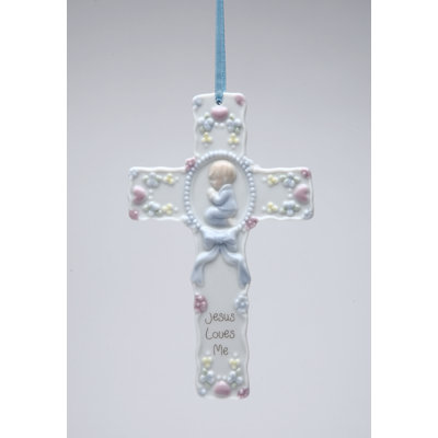 5.5'' Handmade Porcelain Hanging Figurine Ornament