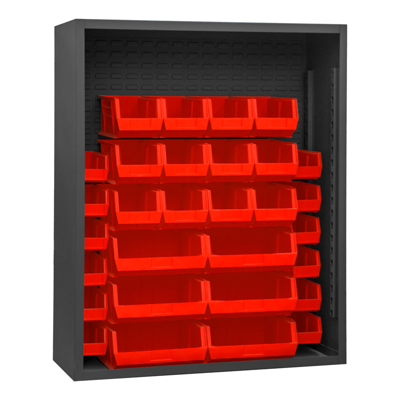 Rayonnage Raby, Rouge, H 72 po x l 36 po x P 18,31 po