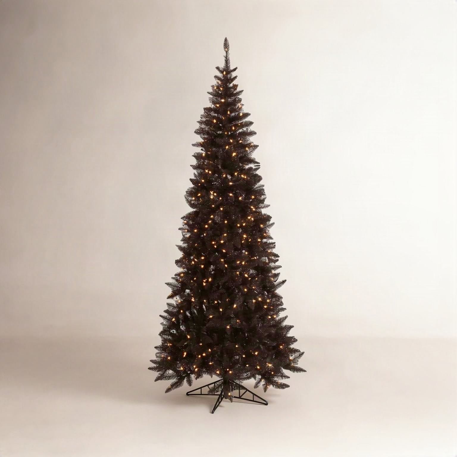 Slaytonville Slim Pre-Lit Fir Christmas Tree, 4.5' H, Pre-Lit