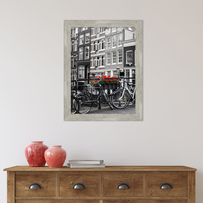 Terani Gray Wood Picture Frame, 18" x 24"