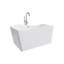 Ellis 59" Freestanding Bathtub With No Faucet