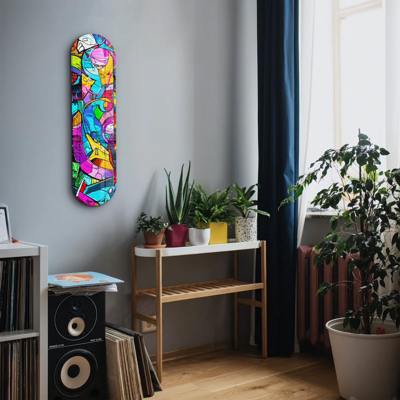 Peinture décorative en verre trempé