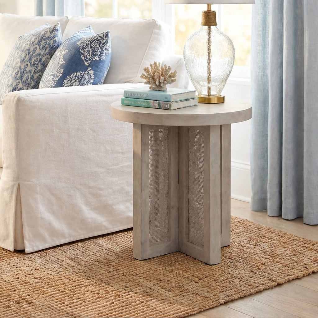 Cowdry Solid Wood End Table