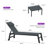 Shiner Outdoor Lounge Chair Set Aluminum Patio Chaise Lounger With Side Table And Pillow-769171240