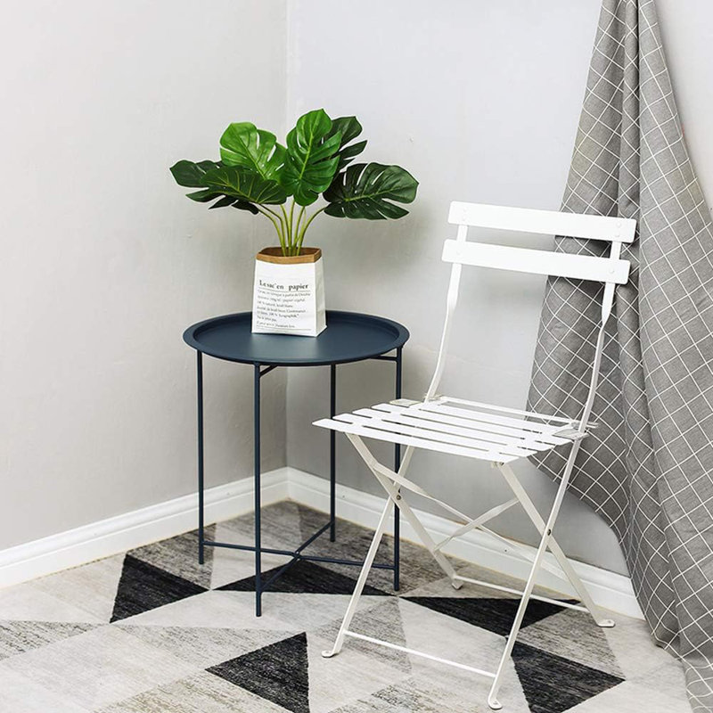 Petite table de bout Annaleese, Bleu