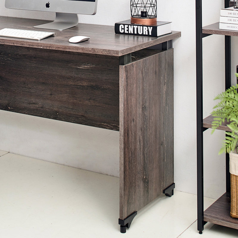 Table d'écriture Urban Grey - résiste à l'eau et à la chaleur, résiste aux égratignures, bois massif de qualité E0, 2 fois plus épaisse, fabriqué en panneau de bois composite, fabrication améliorée