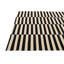 Tapis noir et blanc Parrett