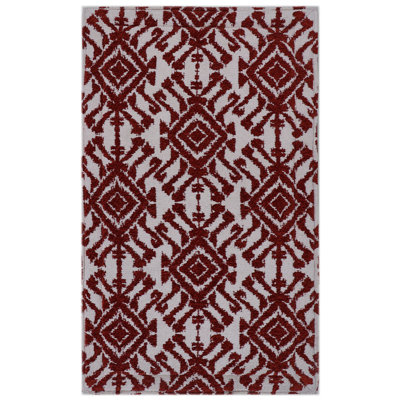 Ahnalee Geometric Polyester Anti-Fatigue Kitchen Mat