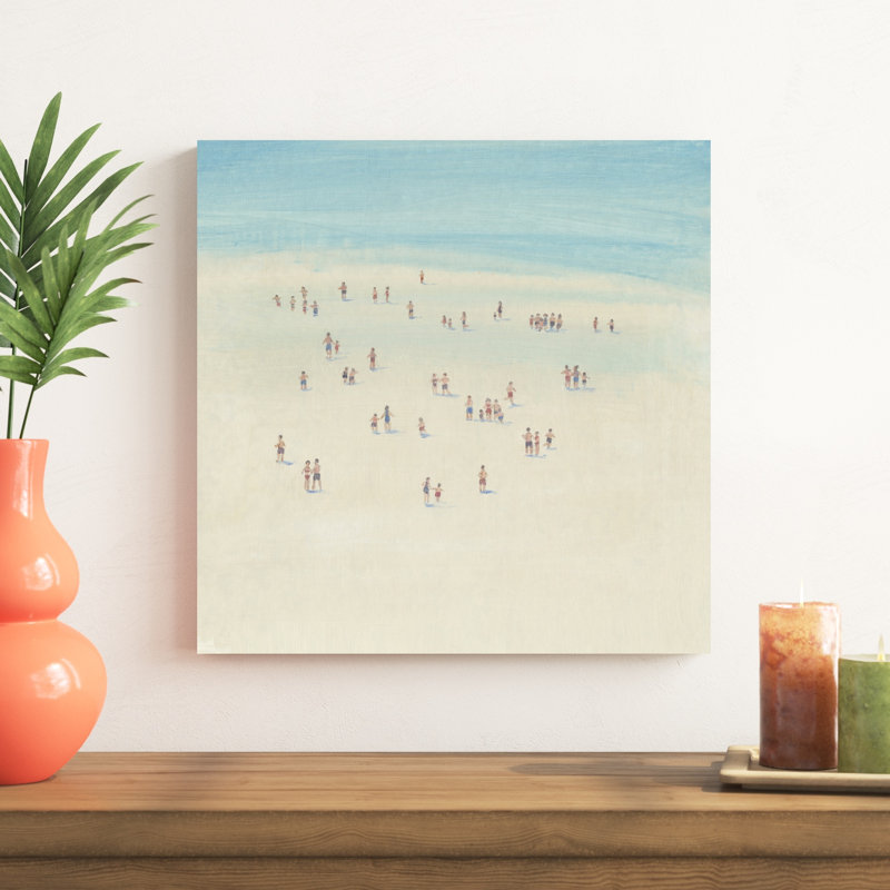 «Beach Time II» par Timothy O 'Toole - Peinture, Toile tendue, Non, H 20 po x l 20 po