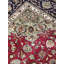 Tapis unique rouge / brun / noir noué à la main de 9 pi 10 po x 13 pi 2 po Tabriz