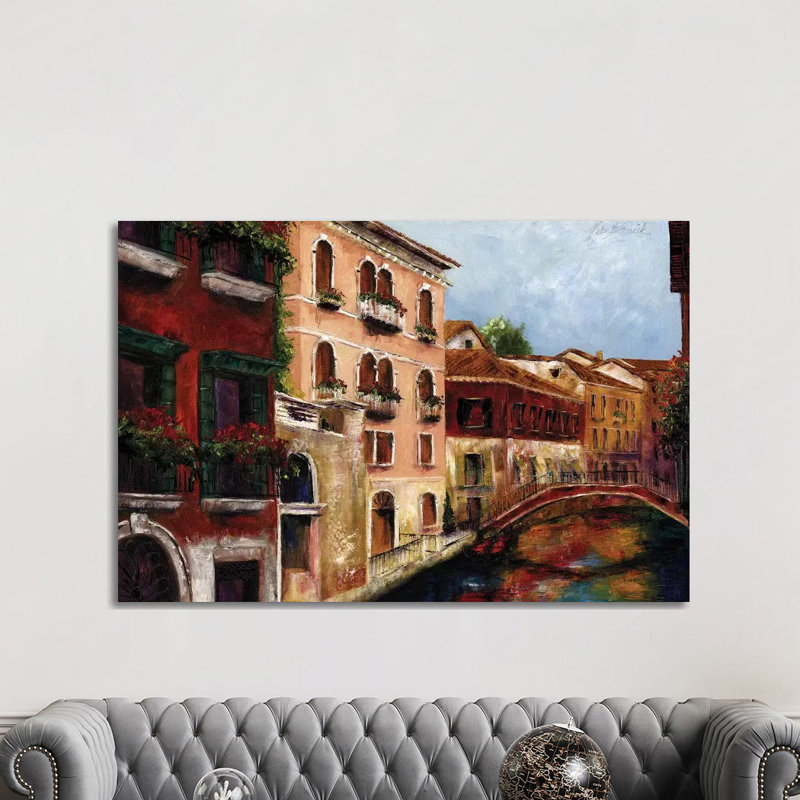 Venice Serenity I by Malenda Trick - Painting on Canvas, Wrapped Canvas, 152.5 cm H x 101.5 cm W x 3.175 cm D