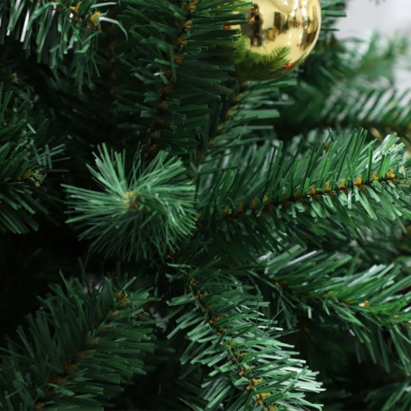 Arbre de Noël artificiel, pin artificiel articulé, avec télécommande, H 7 pi