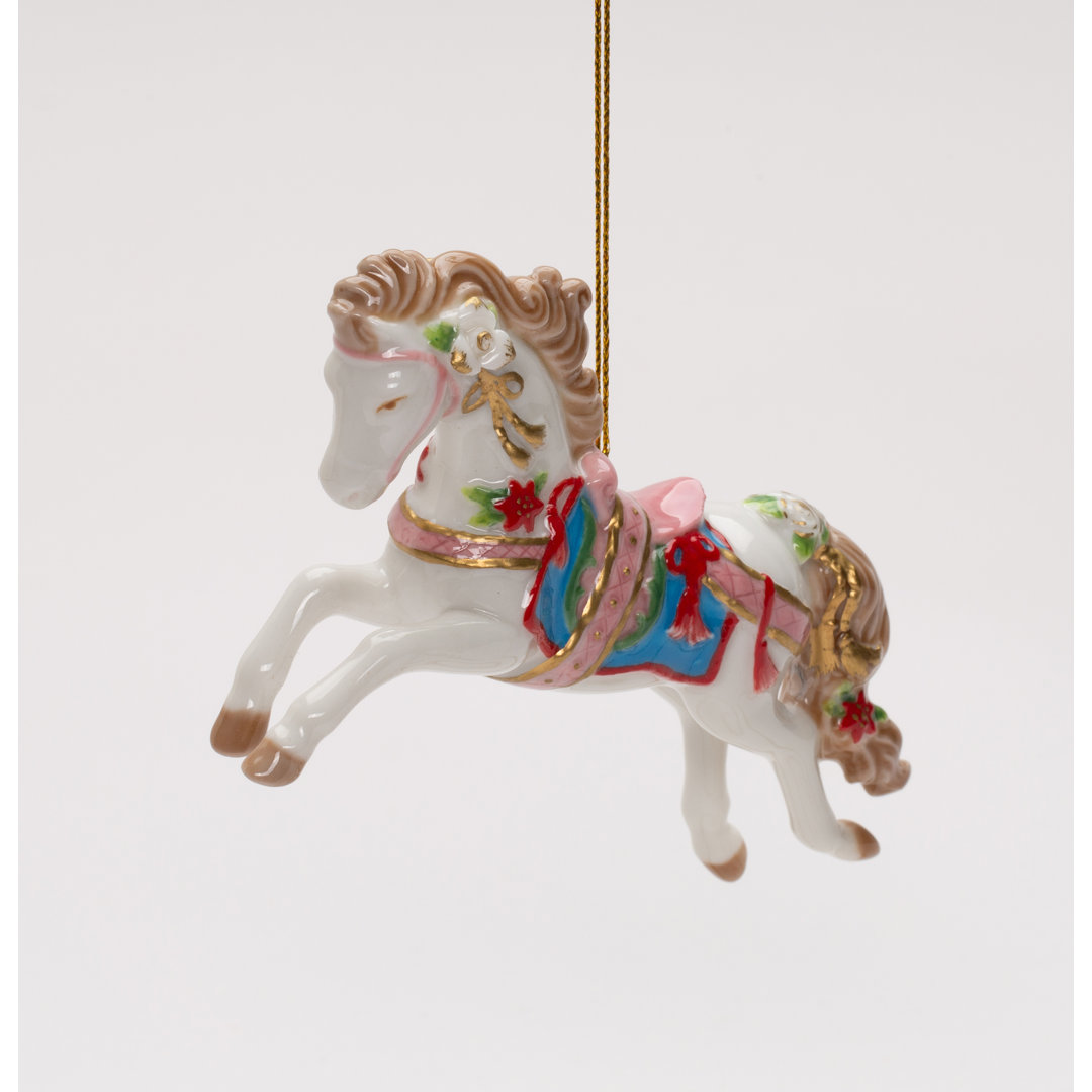 Dobbins Horse Hanging Figurine Ornament The Holiday Aisle®