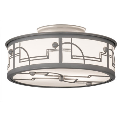Madelief Acrylic Semi Flush Mount