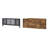 Foldable Rectangular Coffee Table, Antique Oak And Black