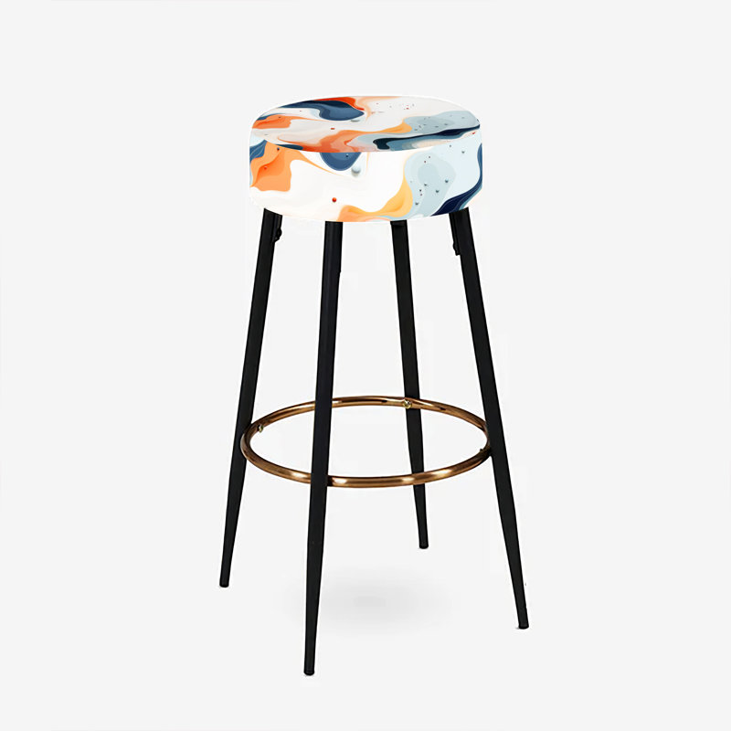 Ensemble de 2 tabourets de bar Marble