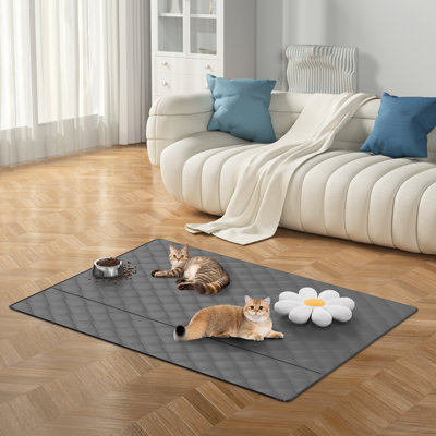 Boltuch Geometric Polyester Pet Bed