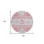 Tapis rond rond 8 po