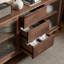 Buffet de rangement moderne en bois massif minimaliste-274772328
