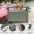 Grill Carts Outdoor Storage Cabinet with Wheels, Grey