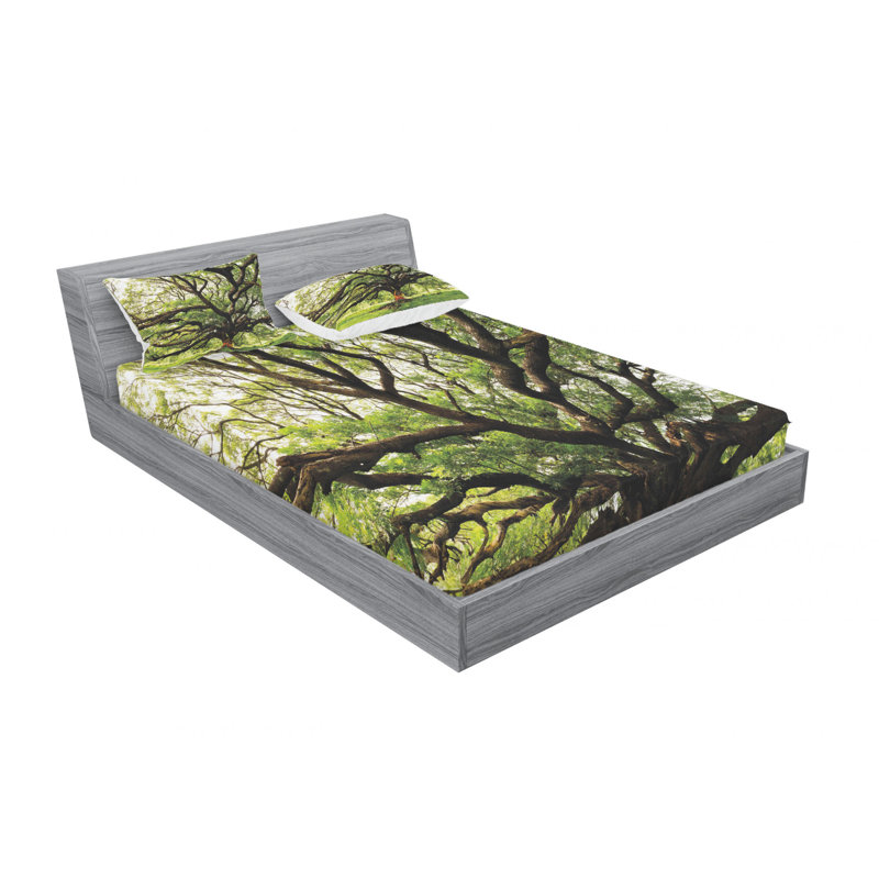 Microfiber Sheet Set, Queen Sheet Set with Fitted Sheet
