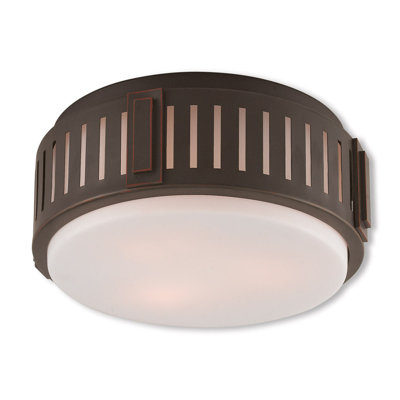 Burell Glass Flush Mount