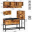 Grand arbre d'entrée 39 "avec banc et rangement pour chaussures Abi-1694104032