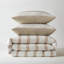 3-Piece Striped Comforter Set, Soft And Durable For All-Season Use, Modern Minimalist Design-125220474-125220475