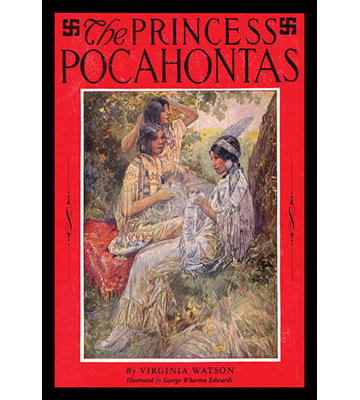 « the princess pocahontas » par virginie watson paiting imprimé