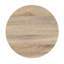 Petite table d'appoint en bois blanc avec tiroir Otith