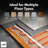 120 Volt Electric Floor Heating System with Required GFCI Programmable Thermostat-73725449