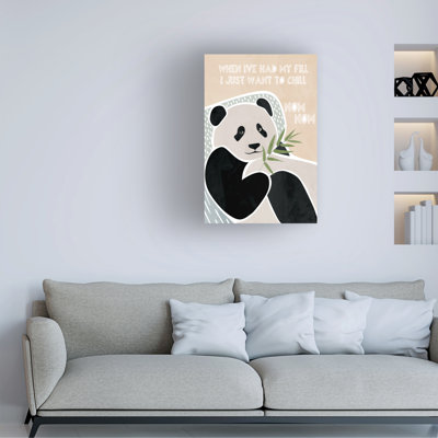 " Childrens Panda Typography "