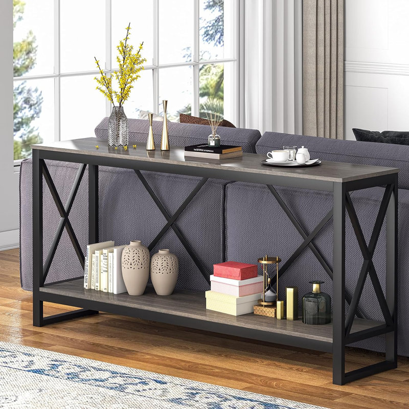 180.1Cm Console Table, Grey