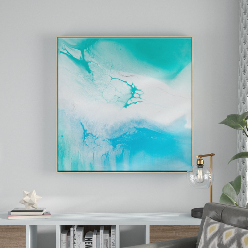 Flow 43 by Chalie MacRae - Print on Canvas, Timber, 41cm H x 41cm W 